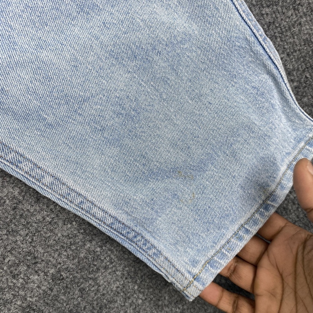 Hollister Loose Jeans Women 26x30 Light Wash Blue Carpenter Denim Double Knee - Picture 5 of 10